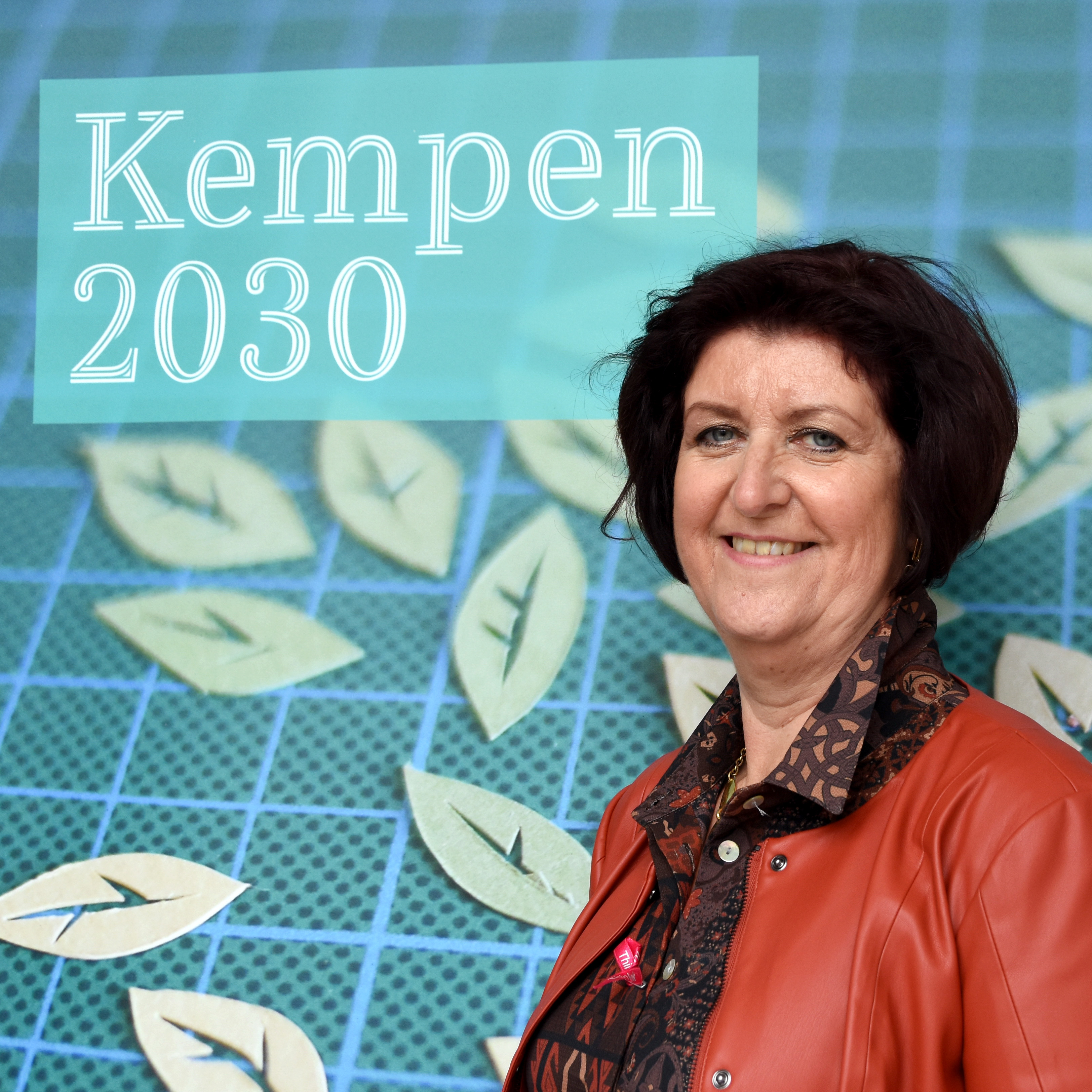 Burgemeester Marleen Peeters bij de lancering van Kempen2030. 