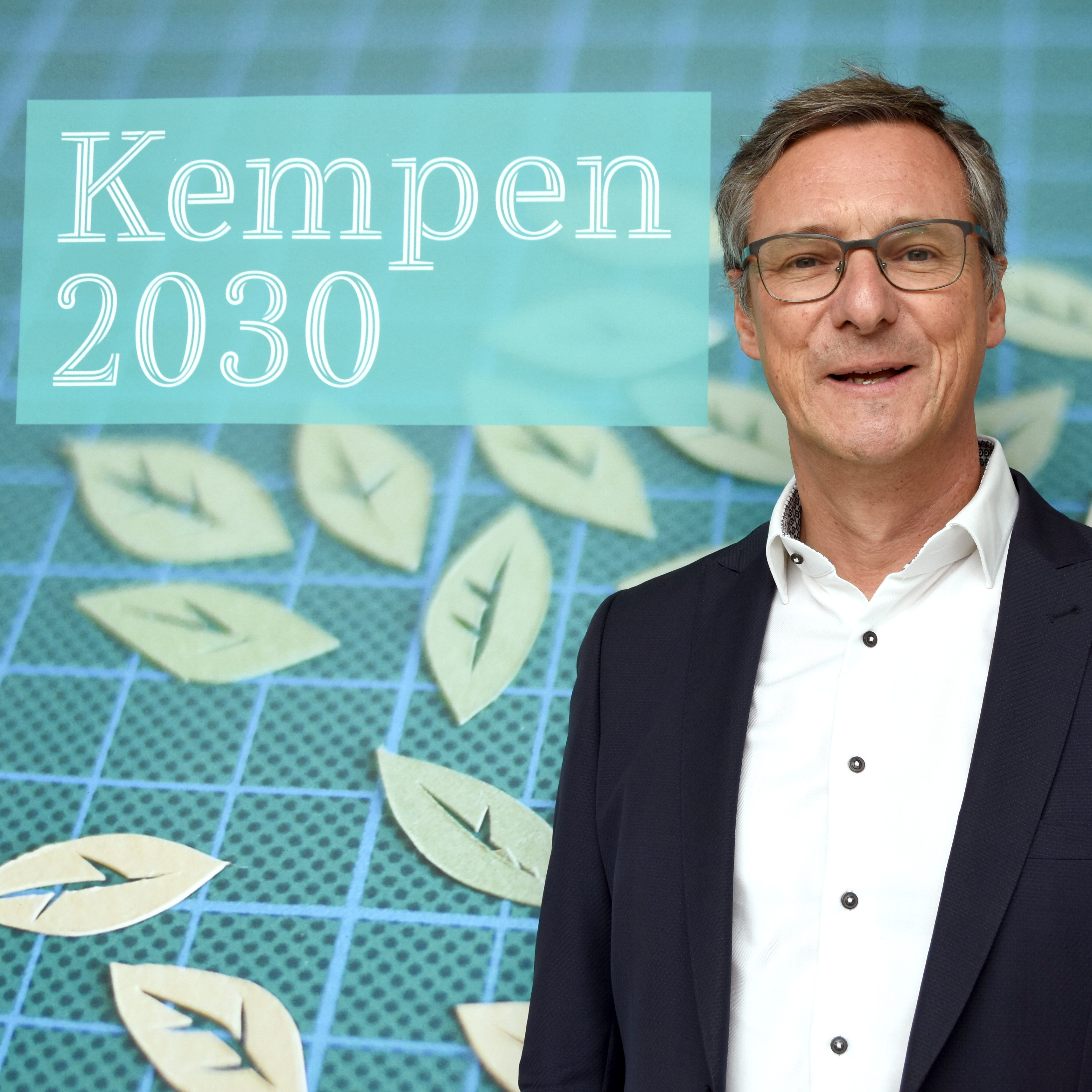 Burgemeester Ward Kennes bij de lancering van Kempen2030. 