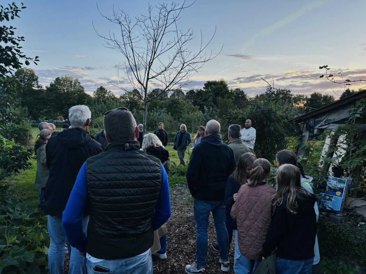 Sfeerfoto tijdens de Klimaatmakers-wandeling in Westerlo.