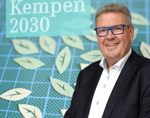 Burgemeester Marc Van Aperen bij de lancering van Kempen2030.